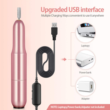 DXEBIG Küünte poleerimise tööriistade komplekt – plastikust materjal, neto kaal 199 g, sobib kõigile nahatüüpidele