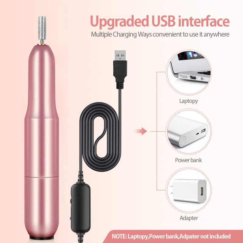 DXEBIG Küünte poleerimise tööriistade komplekt – plastikust materjal, neto kaal 199 g, sobib kõigile nahatüüpidele