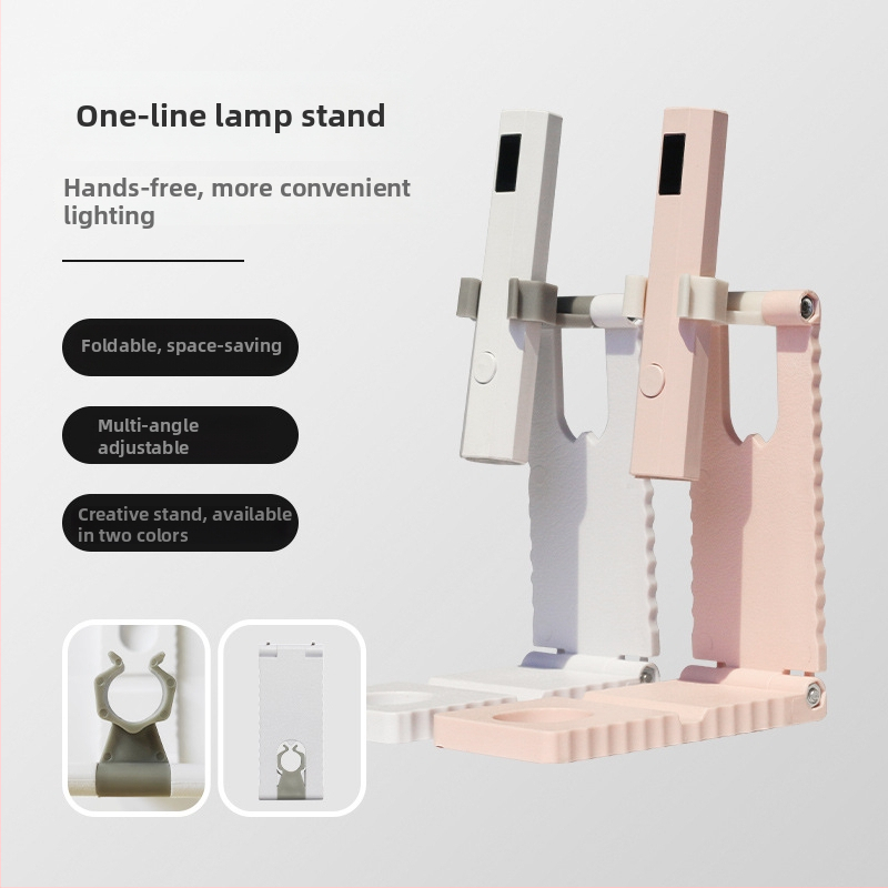 360° pöörlev küünekunstiraam — mitmeotstarbeline telefonitugija ja küüne lampi hoidik, kaasaskantav ABS, 53.9 g