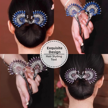 Alumiiniumist juukseklips – kootud kujundus, käsitöö, Korea stiil, kevad 2025