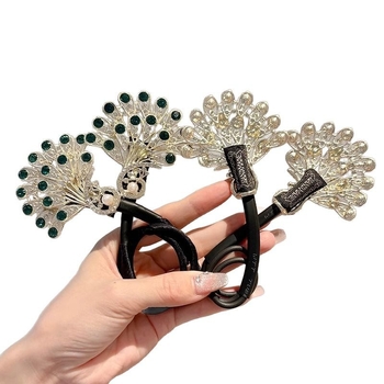 Alumiiniumist juukseklips – kootud kujundus, käsitöö, Korea stiil, kevad 2025