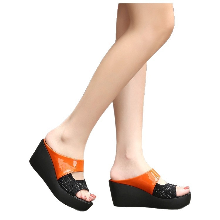 Naiste Rooma stiilis kristall-sandaalid – PU ülemine, varvas kala suu kujul, kaldus konts, kummist tald, suvi 2025