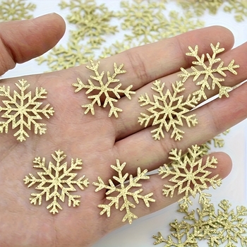 Lumehelvestest konfeti jõulu ruumi dekoratsiooniks — paber, 100 tk, Euroopa ja Ameerika stiil