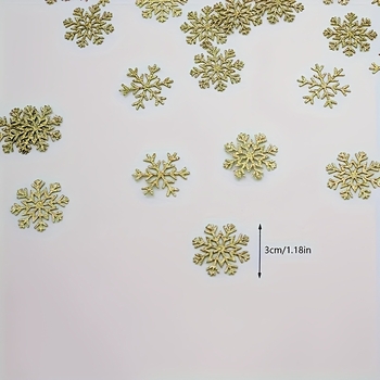 Lumehelvestest konfeti jõulu ruumi dekoratsiooniks — paber, 100 tk, Euroopa ja Ameerika stiil