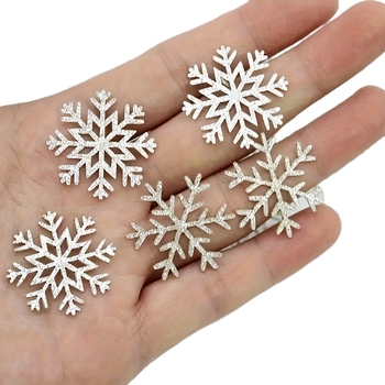 Lumehelvestest konfeti jõulu ruumi dekoratsiooniks — paber, 100 tk, Euroopa ja Ameerika stiil