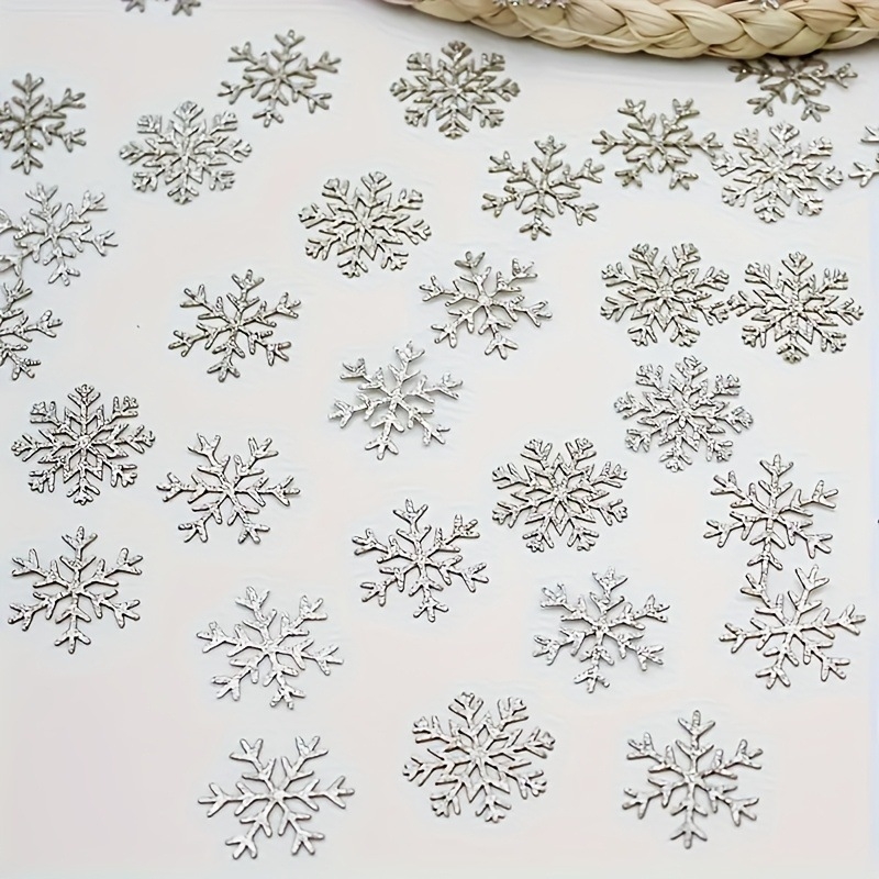 Lumehelvestest konfeti jõulu ruumi dekoratsiooniks — paber, 100 tk, Euroopa ja Ameerika stiil