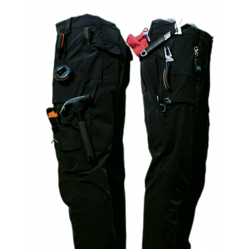 Meeste cargo püksid, vaba lõige, elastne vööd, fleece-vooder, sportlik stiil