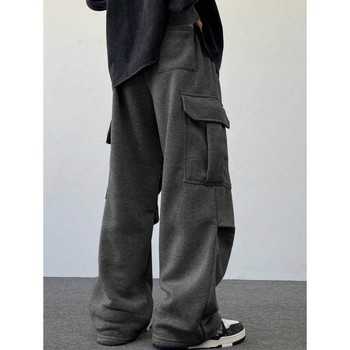 Meeste vaba lõikega tööpüksid taskutega, retro stiil, pikkus 9/10, naturaalne puuvill CVC, mudel P63256, laos, kvaliteedi kontroll, 2022 kevad