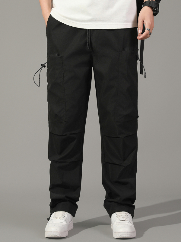 Ανδρικά cargo παντελόνια με πολλές τσέπες για υπαίθριες δραστηριότητες πεζοπορίας (πολυεστέρας; άνοιξη/καλοκαίρι/φθινόπωρο)