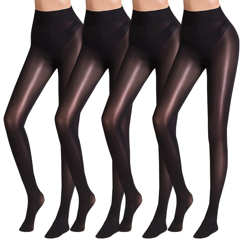 Lesklé pančuchy, 4 páry