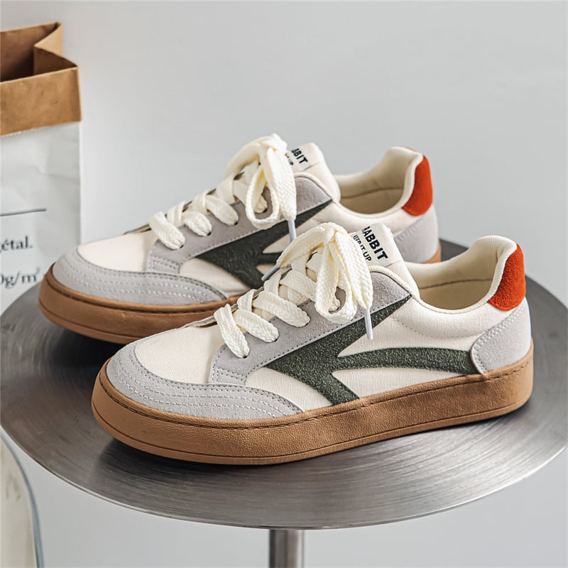 Meeste kanvas spordijalatsid - madal varvas, kanvas ülemine osa, kummist talla, lukk-sidumine