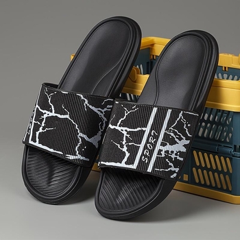 Meeste igapäevased slaidid – sportlik stiil, varbakaitse, Xishi Velvet ülaosa, Hemp Woven talla, tallal paksus 0–3 cm