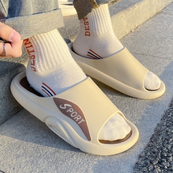 Unisex spordisandaalid, PVC ülaosa, paks PVC talla, Slip-On, injekteeritud talla