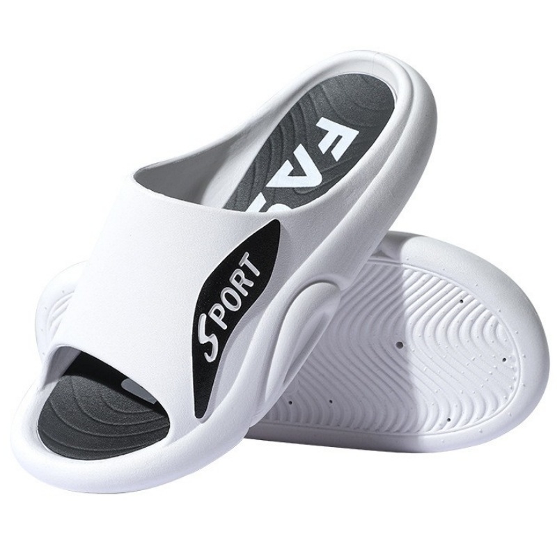 Unisex spordisandaalid, PVC ülaosa, paks PVC talla, Slip-On, injekteeritud talla