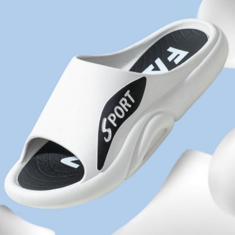 Unisex spordisandaalid, PVC ülaosa, paks PVC talla, Slip-On, injekteeritud talla