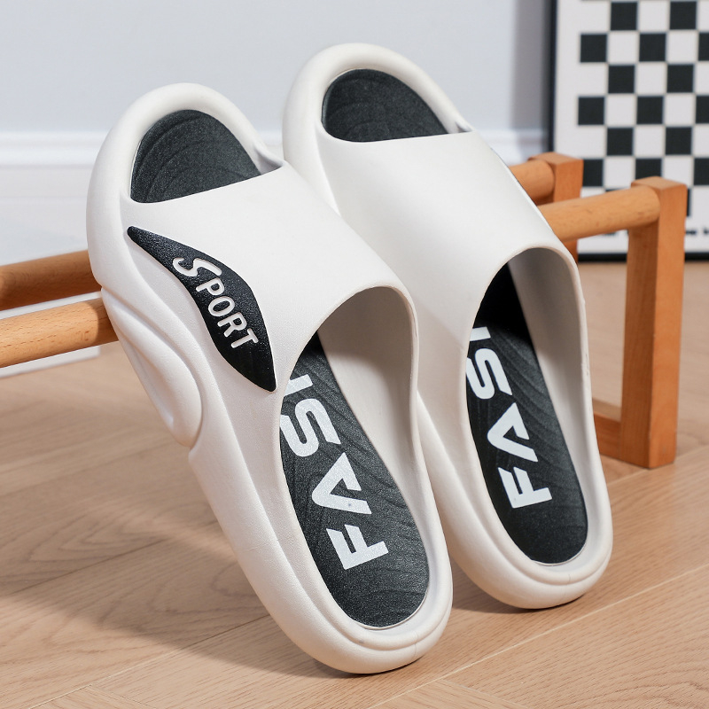 Unisex spordisandaalid, PVC ülaosa, paks PVC talla, Slip-On, injekteeritud talla