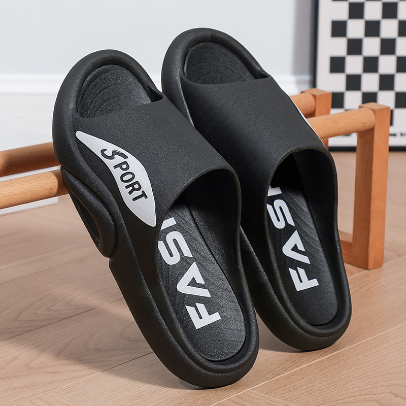 Unisex spordisandaalid, PVC ülaosa, paks PVC talla, Slip-On, injekteeritud talla