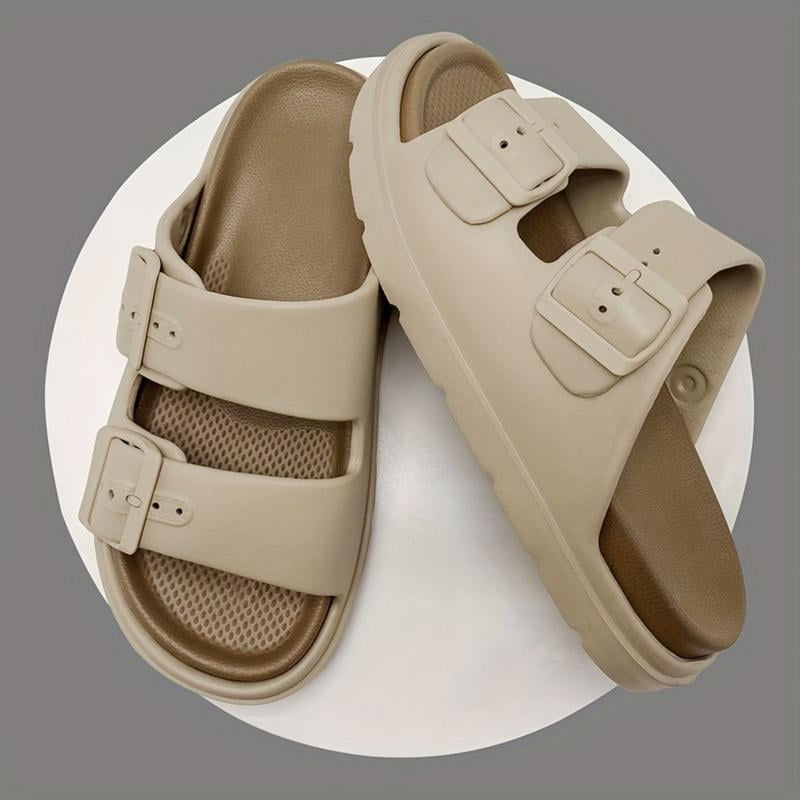 Meeste reguleeritavad sandaalid - hingavad avatud varbaga, libisemiskindlad, sportliku stiiliga, pealmine sametist, konopist põimitud talla, lame talla (talla paksus 0–3 cm)