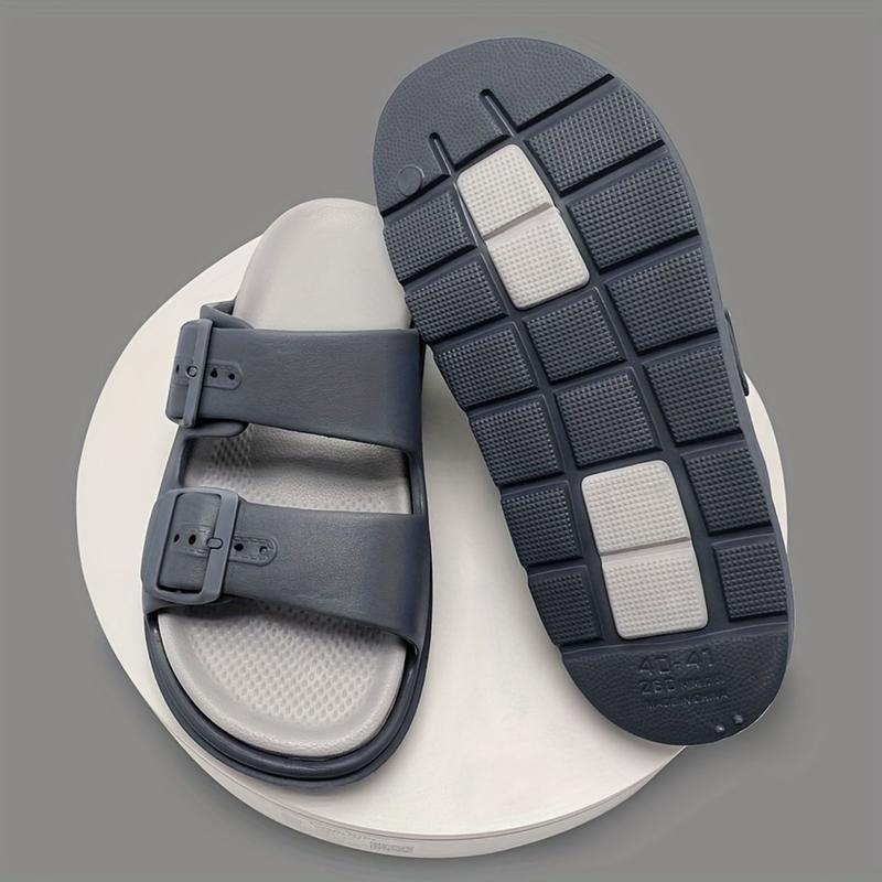 Meeste reguleeritavad sandaalid - hingavad avatud varbaga, libisemiskindlad, sportliku stiiliga, pealmine sametist, konopist põimitud talla, lame talla (talla paksus 0–3 cm)
