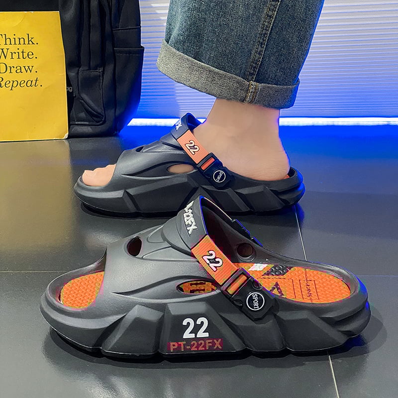 Meeste avatud varbaga sandaalid, paks EVA tallaga, kerged, libisemiskindlad välistingimusteks, sobivad vees sammimiseks