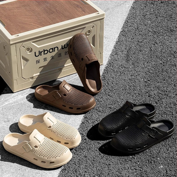 Meeste EVA sandaalid Toe Cap, Slip-On, Libisemiskindel, Survevormimine