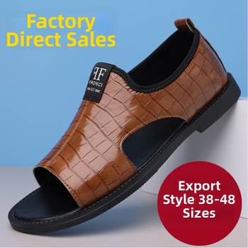 Meeste sandaalid – ülaosa mikrofiibernahk, tallad kumm, kinnitamine slip-on, varvas ümmargune, veekindlad