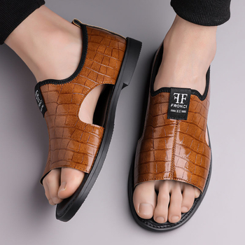 Meeste sandaalid – ülaosa mikrofiibernahk, tallad kumm, kinnitamine slip-on, varvas ümmargune, veekindlad