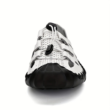 Meeste avatud varbaga sandaalid, veluurist ülaosa, kummist tald, reguleeritav rihm.