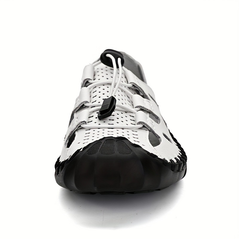 Meeste avatud varbaga sandaalid, veluurist ülaosa, kummist tald, reguleeritav rihm.