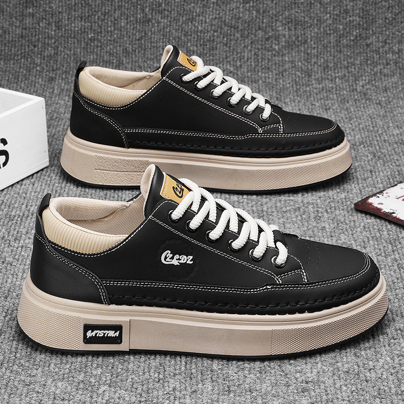 Meeste sportlikud igapäevased jalanõud, hingav PU ülaosa, EVA tald, paeladega kinnituv, madal pahkluu kõrgus