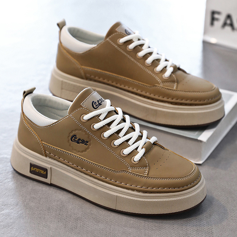 Meeste sportlikud igapäevased jalanõud, hingav PU ülaosa, EVA tald, paeladega kinnituv, madal pahkluu kõrgus