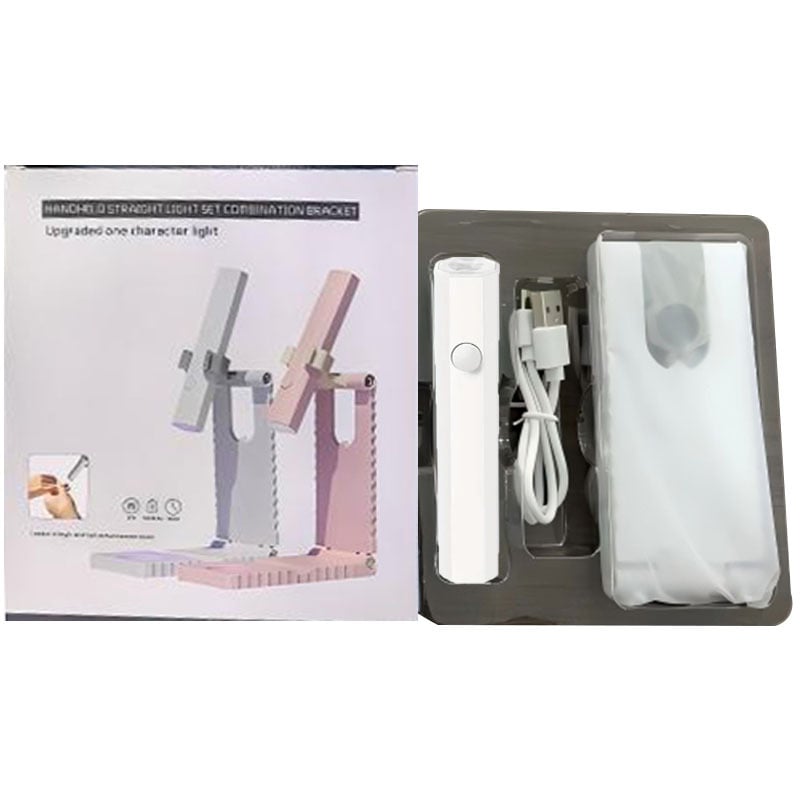 Kompaktne maniküüri lamp, kiire kuivatamine, akudega töötav mudel koos laua statiiviga, digitaalne ekraan