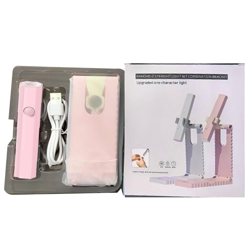 Kompaktne maniküüri lamp, kiire kuivatamine, akudega töötav mudel koos laua statiiviga, digitaalne ekraan