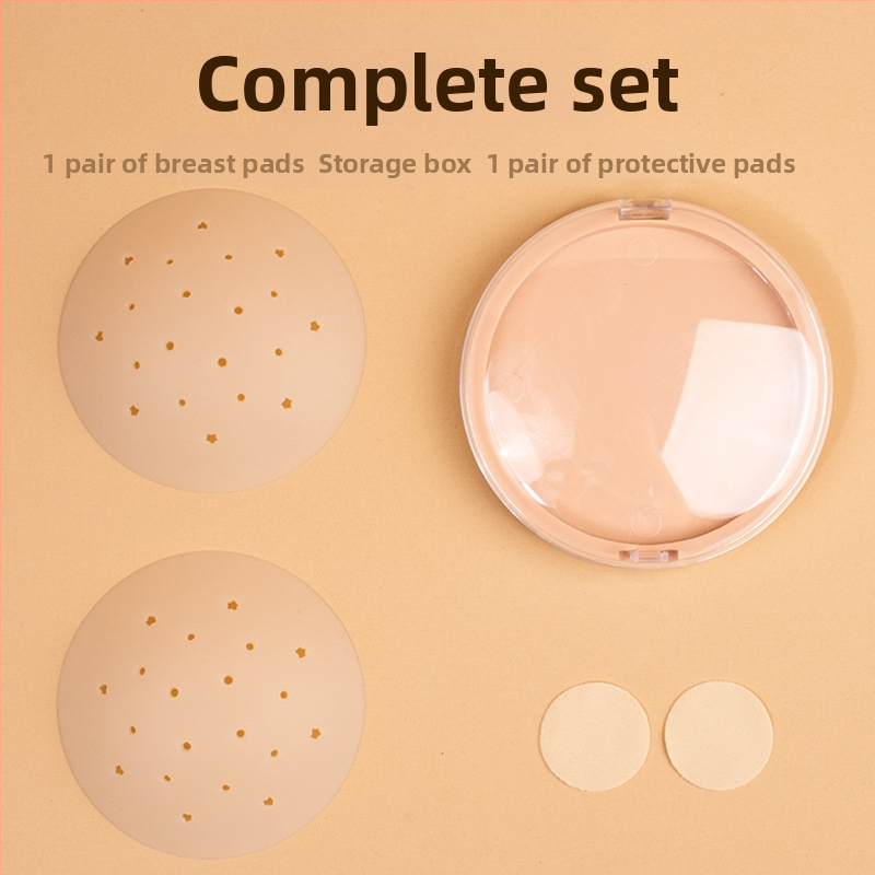 Silikoonist rinna kleebis - hingav, nähtamatu, ultraõhuke, ümmarguse kujuga, seksikas disain