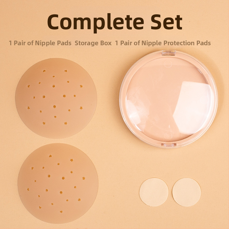 Silikoonist rinna kleebis - hingav, nähtamatu, ultraõhuke, ümmarguse kujuga, seksikas disain