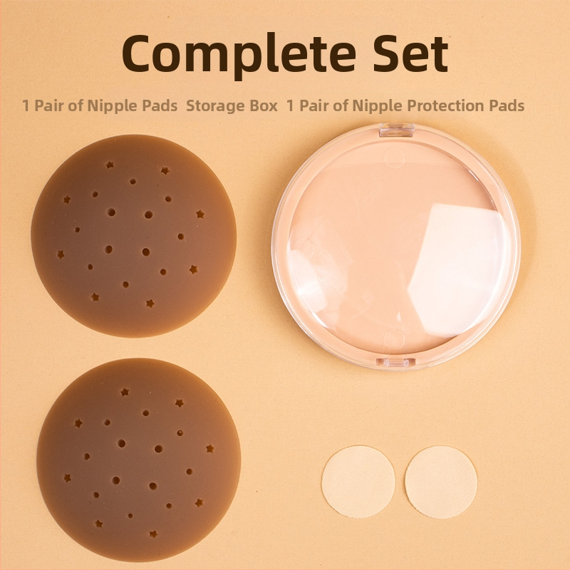 Silikoonist rinna kleebis - hingav, nähtamatu, ultraõhuke, ümmarguse kujuga, seksikas disain