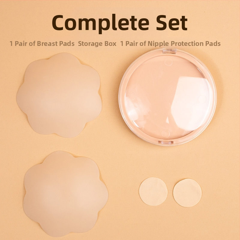 Silikoonist rinna kleebis - hingav, nähtamatu, ultraõhuke, ümmarguse kujuga, seksikas disain