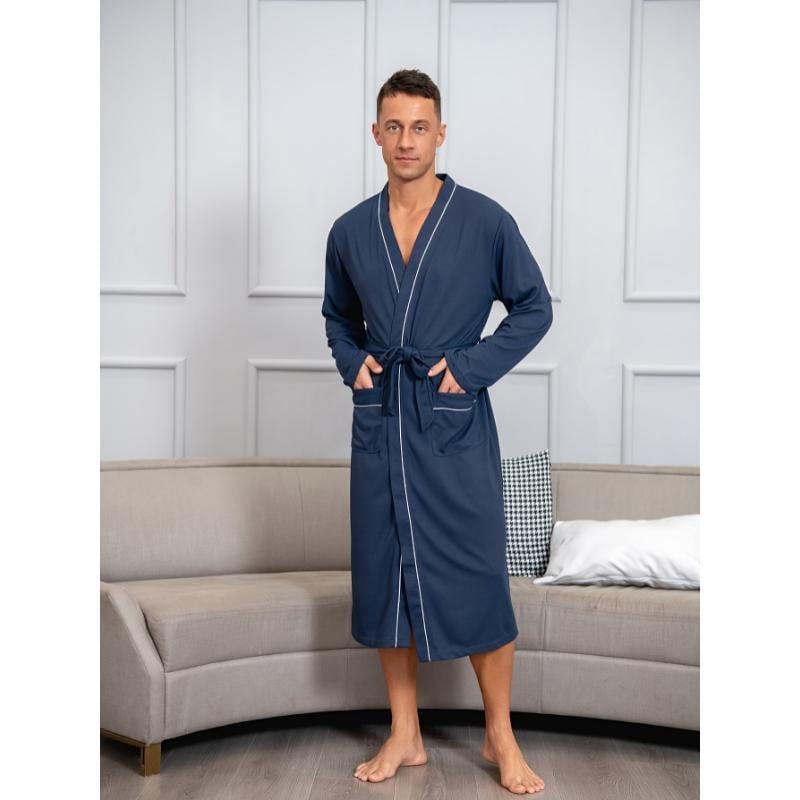 Meeste ööpyjapüksid puuvillast poole fleeceiga karikatuur stiil taskud sidemed