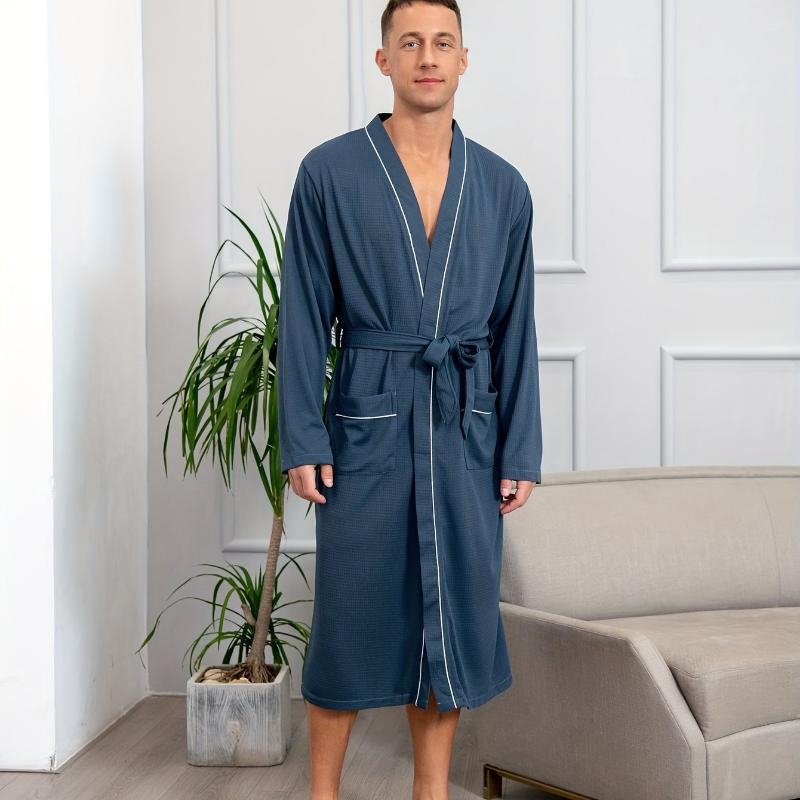 Meeste ööpyjapüksid puuvillast poole fleeceiga karikatuur stiil taskud sidemed