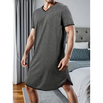 Meeste ööriietus Half Fleece puuvillaga, kevad 2025