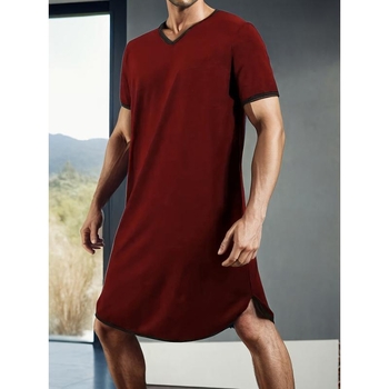 Meeste ööriietus Half Fleece puuvillaga, kevad 2025