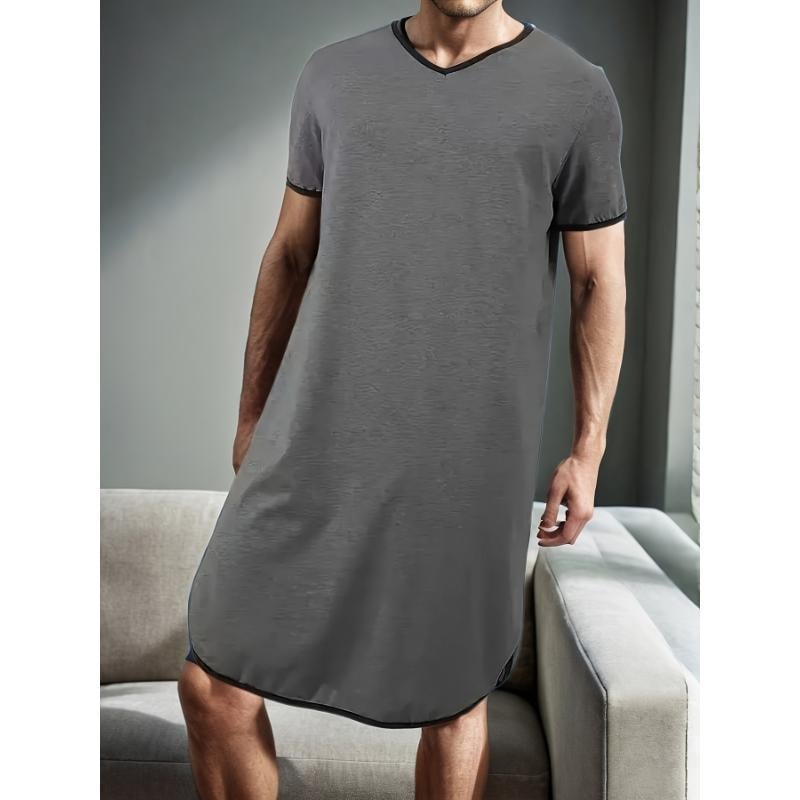 Meeste ööriietus Half Fleece puuvillaga, kevad 2025