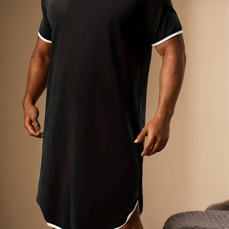 Meeste ööriietus Half Fleece puuvillaga, kevad 2025