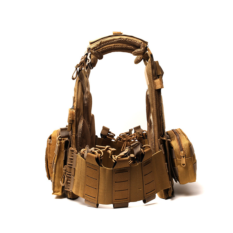 Taktická maskovacia vesta s odolnou chemickou vláknovou látkou, unisex dospelí, vhodná pre zimu, jar a jeseň