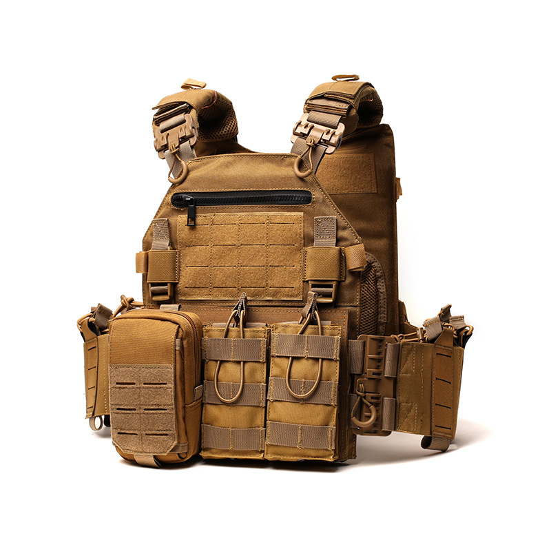 Taktikaline kamuflaaž vest vastupidava keemilise kiudude materjaliga, unisex täiskasvanutele, sobib talve, kevade ja sügise jaoks