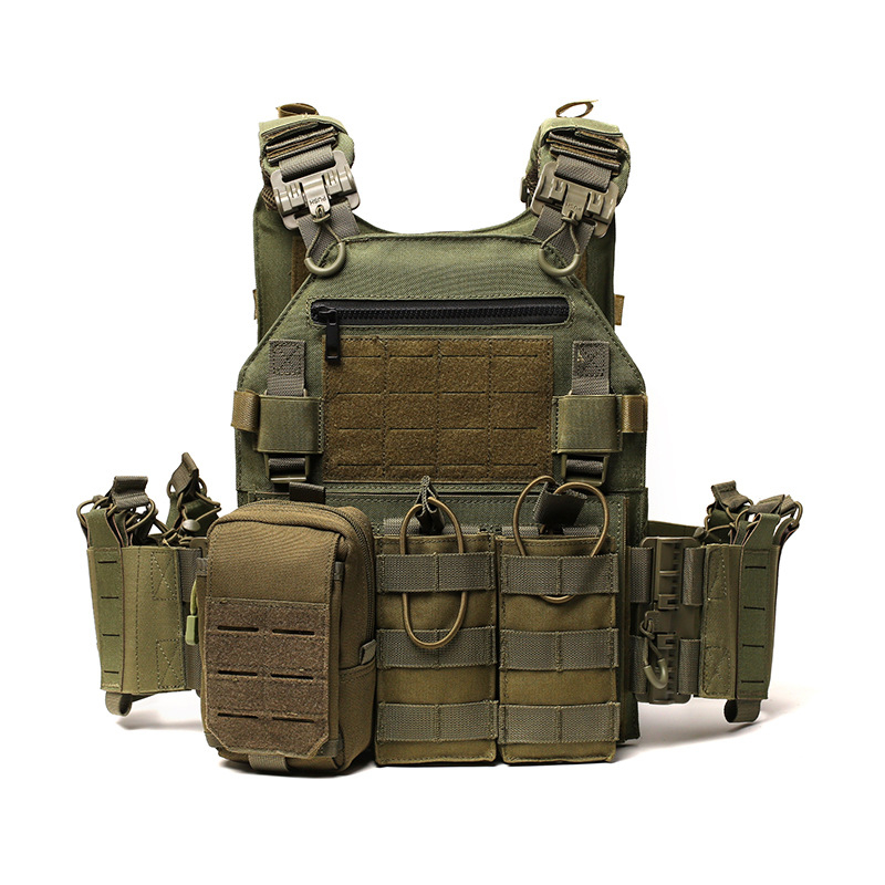 Taktikaline kamuflaaž vest vastupidava keemilise kiudude materjaliga, unisex täiskasvanutele, sobib talve, kevade ja sügise jaoks