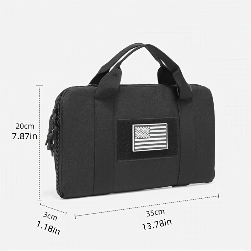 Taktiška nailoninė pistoleto rankinė slaptam nešiojimui – lauko naudojimui, vienam naudotojui