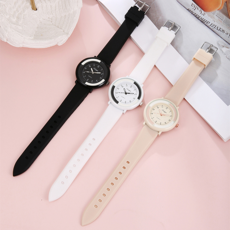 Kvartsikell, silikoonrihm, segakorpus, ümmargune dial, näidikuseadis