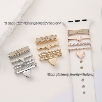 Apple Watch rihma silikoonist rõngakinnitus südame kujundusega, universaalne ühilduvus, bränd yishequ