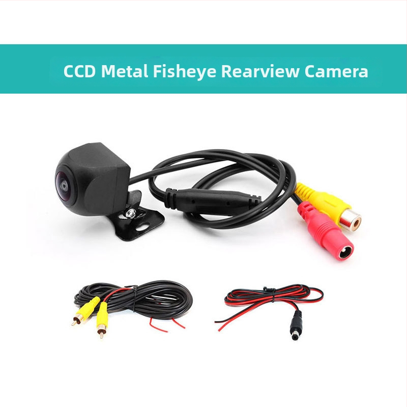 Fisheye tagumine videokaamera 170° laia vaatenurgaga, 720×480 lahutusvõime, 12V toiteallikas, IP68, NTSC, mudel QM-32